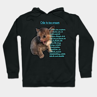 Ode to ice cream @jellybeanntraveler Hoodie